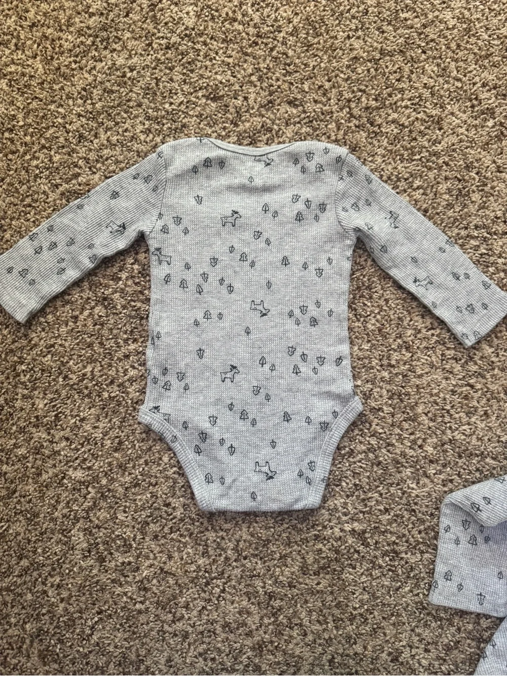 Carter’s Baby Toddler Long Sleeve Bodysuit Onesie and Pants Set